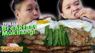 BREAKFAST MUKBANG  PINOY BREAKFAST  AJACK IN TANDEM mukbang viral VIGAN LONGANISA FOR OVERLOAD [upl. by Wood629]