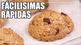 Galletas de AVENA Fáciles Rápidas y DELICIOSAS [upl. by Bolten]