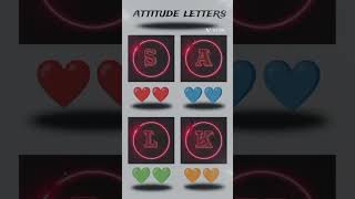 Attitude letters comment you status shorts freefire love [upl. by Selegna]