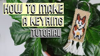 HOW TO MAKE A KEYRING CC  Friendship Bracelets [upl. by Sherj778]