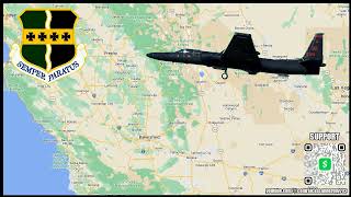 Military Aviation Audio Over Central California  March 17 2024 [upl. by Ellenahc]