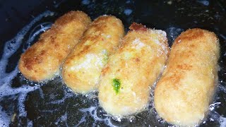 Chicken Potato Croquettes Croquettes Recipe [upl. by Durware421]