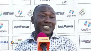 Aduana Stars 10 Accra Hearts of Oak  postmatch interviews  Ghana Premier League [upl. by Charley]