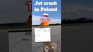 Gdynia polish airshow jet crashed why  airforce crash aviation nato [upl. by Ahseat]