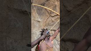 Step back intime with Hadzabe tribe as they use ancient skills to straighten arrows with teeth [upl. by Sadnak]