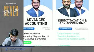 CA Inter Advanced Accounting  Sept25 amp Onwards  New Batch Details  CA Aakash Kandoi [upl. by Hausmann]