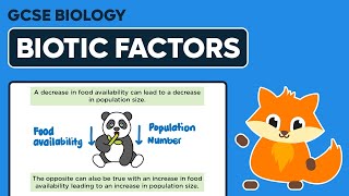 Biotic Factors  GCSE Biology [upl. by Ardnusal762]