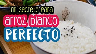 Arroz blanco perfecto  Receta fácil [upl. by Nnaharas]