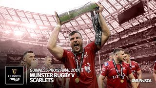 The Guinness PRO12 Final 201617 Munster Rugby v Scarlets Rugby  Official Highlights [upl. by Rumpf372]