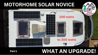 Motorhome DIY Solar Upgrade UK Part 1 Step by step If I can do it so can you [upl. by Carolyne]