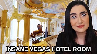 We Stayed In A 25000 Hotel Room In Vegas [upl. by Gibrian]