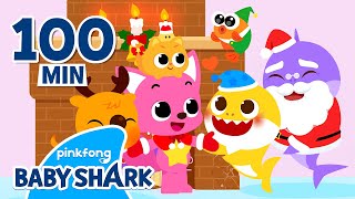 ⭐️Merry Christmas Baby Shark amp Pinkfong  Compilation  Christmas SongampStory  Baby Shark Official [upl. by Einnil]