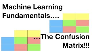 Machine Learning Fundamentals The Confusion Matrix [upl. by Shaum]