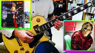 Quiet Riot【Cum On Feel The Noize 83】Guitar Cover  Carlos Cavazo [upl. by Silliw]