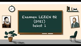 Examen LEZEN B2 2021 tekst 1  STAATSEXAMEN NT2 programma II [upl. by Anali]