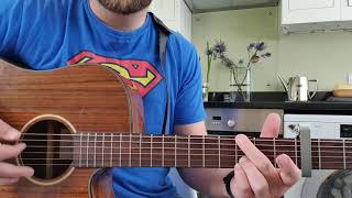 How to play INCASE YOU DIDNT KNOW By Brett Young on Guitar [upl. by Otrevlig919]