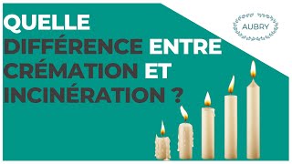 Crémation et incinération  quelle est la différence [upl. by Branch]