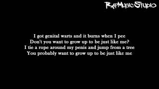 Eminem  Role Model  Lyrics on screen  Full HD [upl. by Herahab]