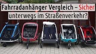 Fahrradanhänger Vergleich – Sicher unterwegs im Straßenverkehr [upl. by Mikey]