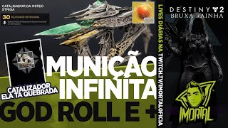 GUIA COMPLETO  OSTEO STRIGA CATALIZADOR MUNIÇÃO INFINITA E   DESTINY2 BRUXA RAINHA [upl. by Adest375]