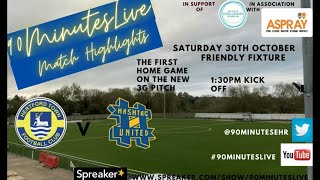 Highlights of the first game on the new 3g pitch for HERTFORD TOWN v HASHTAG UNITED NON LEAGUE [upl. by Ahsemrak]