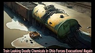 Train Leaking Deadly Chemicals In Ohio Forces Evacuations again [upl. by Yasmeen288]