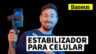 Estabilizador Baseus gimbal para celular UNBOXING [upl. by Job8]