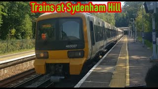 Trains at Sydenham Hill 09092023 [upl. by Portwin]