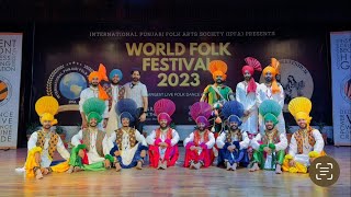 LPU lovely professional university bhangra 🏆1st runner up in world folk festival online category [upl. by Akyeluz]