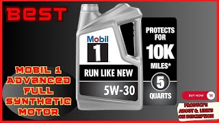 Best Mobil 1 Advanced Full Synthetic Motor Oil 5W 30 5 Quart Review [upl. by Eivets]