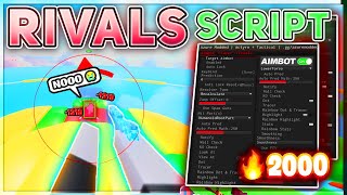 NEW Roblox RIVALS Script Hack Aimbot Rage Gun Mods Player ESP  More  FREE amp KEYLESS [upl. by Veta]