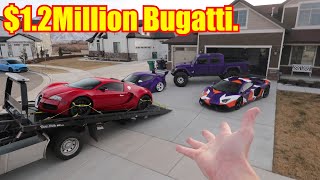 Bugatti Veyron DELIVERED to my House [upl. by Ostler618]