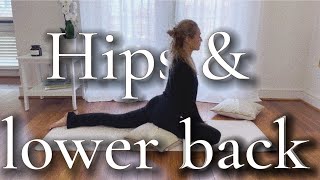 Yoga For Hips And Lower Back Release  15 Minute Flow [upl. by Ttayw]