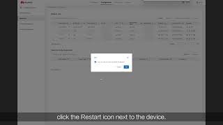 S380 Web based Operations：Restarting Devices Entire Network Configuration [upl. by Nisotawulo]