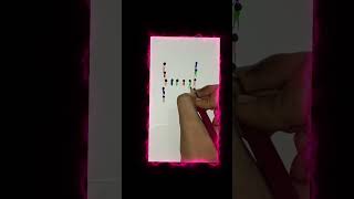 Easy3D alfabet Hart trendingshorts alfabetVIRLartist fypart easydrawing simple clouring [upl. by Akeihsal]