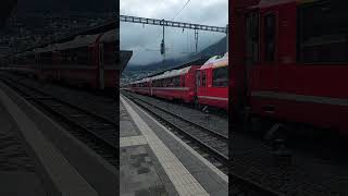 Ready for Bernina Express 06092024 travel alps alplife nature train railway unesco [upl. by Uhayile796]