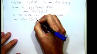 First shifting theorem Laplace transforms [upl. by Kellda976]