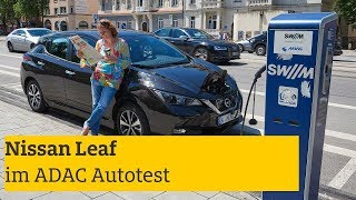 Autotest Nissan Leaf 40 kWh I ADAC 2018 [upl. by Nnaoj]