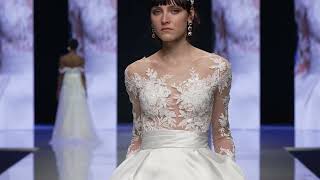 Abiti da sposa Spain Fashion in passerella Higar Novias Lexus Studio Mihara Alma Couture [upl. by Thursby]