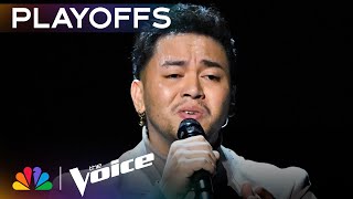 Sofronio Vasquez Shows His Spectacular Talent on quotCryingquot  The Voice Playoffs  NBC [upl. by Newby]