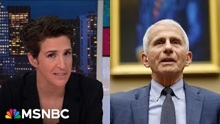 Maddow Dr Fauci exemplifies the Trump Republican war on expertise [upl. by Ennaesor311]