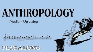 Anthropology  Medium Up Swing  BACKING TRACK [upl. by Ahtelat]