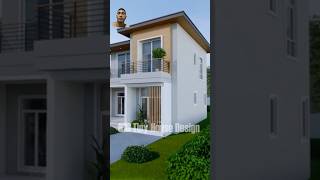 Modern Small House  2Storey House  7m x 75m with 4Bedrooms haus bulding ariostea multiformat [upl. by Ilil]