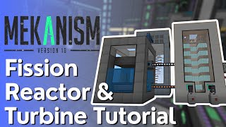 Mekanism Fission Reactor amp Turbine Tutorial [upl. by Ernesta]