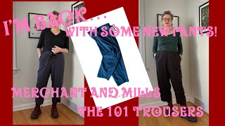 Merchant and Mills quot101 trousersquot pattern review and a look at how the make up [upl. by Atsyrhc840]