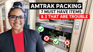 The Ultimate Amtrak Packing Guide For Coach amp Sleeper Cars [upl. by Ceporah]