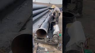 Tar anti corrosion pipe coating [upl. by Danae]