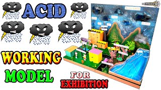 ACID RAIN WORKING MODEL  EXHIBITION WORKING MODEL 2023  PROJECT SOLUTION [upl. by Redfield]