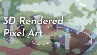 3D Rendered Pixel Art Shader Progress [upl. by Metabel]