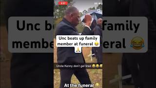 Unc beats up family member at funeral 😂‼️shorts fyp funnyvideo [upl. by Eedrahc796]